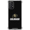 University of Colorado CU Logo on Black Galaxy A72 5G Clear Case