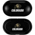 University of Colorado CU Logo on Black Galaxy Buds Plus Skin