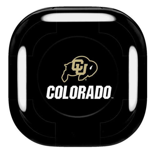 University of Colorado CU Logo on Black Galaxy Buds Pro Skin