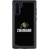 University of Colorado CU Logo on Black Galaxy Cases
