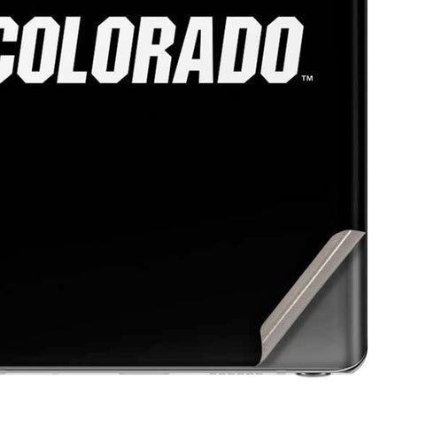 University of Colorado CU Logo on Black Galaxy Note20 5G Skin