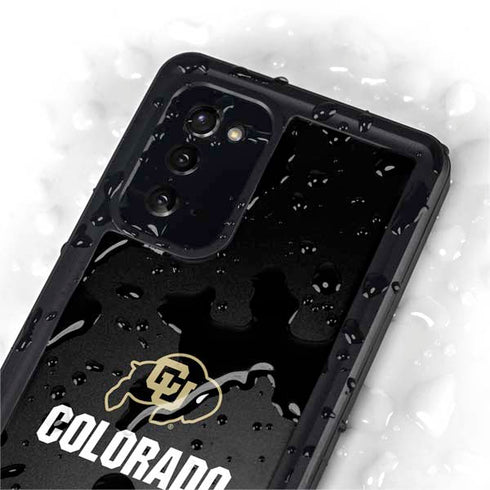 University of Colorado CU Logo on Black Galaxy Note20 5G Waterproof Case