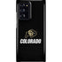 University of Colorado CU Logo on Black Galaxy Cases