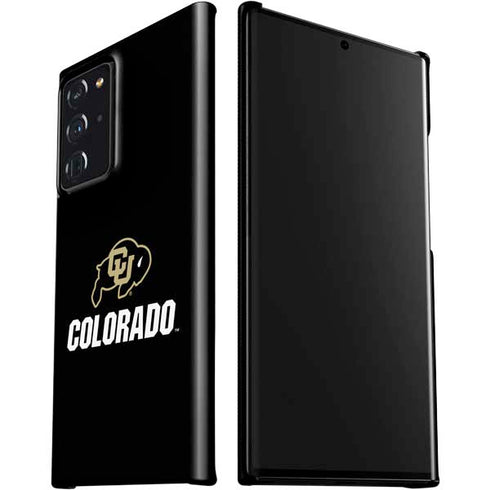 University of Colorado CU Logo on Black Galaxy Note20 Ultra 5G Lite Case