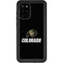 University of Colorado CU Logo on Black Galaxy S20 Plus Waterproof Case