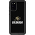 University of Colorado CU Logo on Black Galaxy S20 Waterproof Case