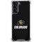 University of Colorado CU Logo on Black Galaxy S21 5G Clear Case