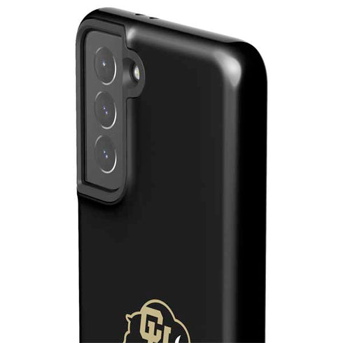 University of Colorado CU Logo on Black Galaxy S21 5G Pro Case