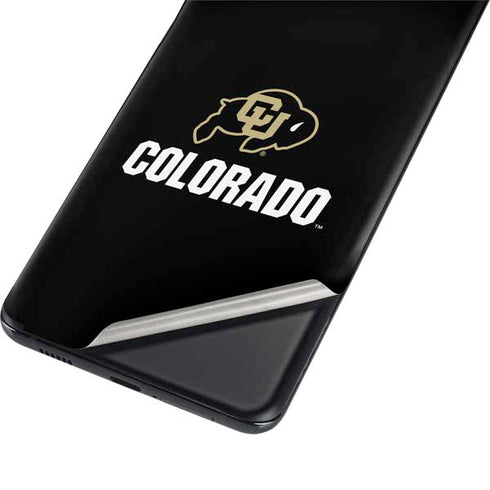 University of Colorado CU Logo on Black Galaxy S21 5G Skin