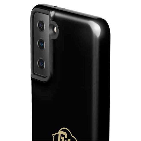 University of Colorado CU Logo on Black Galaxy S21 FE Pro Case