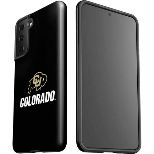 University of Colorado CU Logo on Black Galaxy S21 Plus 5G Pro Case
