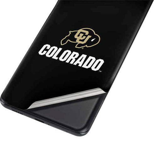University of Colorado CU Logo on Black Galaxy S21 Plus 5G Skin