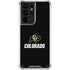 University of Colorado CU Logo on Black Galaxy S21 Ultra 5G Clear Case