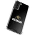 University of Colorado CU Logo on Black Galaxy S22 Clear Case