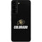 University of Colorado CU Logo on Black Galaxy S22 Skin