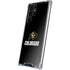 University of Colorado CU Logo on Black Galaxy S22 Ultra Clear Case