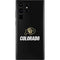 University of Colorado CU Logo on Black Galaxy S22 Ultra Skin