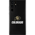 University of Colorado CU Logo on Black Galaxy S22 Ultra Skin
