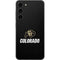 University of Colorado CU Logo on Black Galaxy S23 Plus Skin