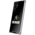University of Colorado CU Logo on Black Galaxy S23 Ultra Clear Case