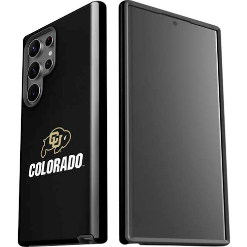 University of Colorado CU Logo on Black Galaxy S23 Ultra Pro Case