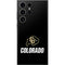 University of Colorado CU Logo on Black Galaxy S23 Ultra Skin