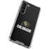 University of Colorado CU Logo on Black Galaxy S24 FE Clear Case