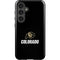 University of Colorado CU Logo on Black Galaxy S25 Impact Case