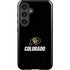 University of Colorado CU Logo on Black Galaxy S25 Impact Case