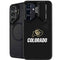 University of Colorado CU Logo on Black Galaxy S25 Kickstand Case