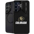 University of Colorado CU Logo on Black Galaxy S25 Kickstand Case