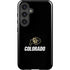 University of Colorado CU Logo on Black Galaxy S25 Plus Impact Case