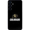 University of Colorado CU Logo on Black Galaxy S25 Plus Skin