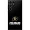 University of Colorado CU Logo on Black Galaxy S25 Ultra Skin