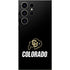University of Colorado CU Logo on Black Galaxy S25 Ultra Skin
