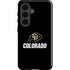 University of Colorado CU Logo on Black Galaxy S26 Impact Case