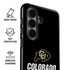 University of Colorado CU Logo on Black Galaxy S26 Plus Impact Case
