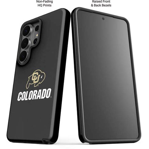 University of Colorado CU Logo on Black Galaxy S26 Ultra Impact Case