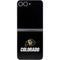 University of Colorado CU Logo on Black Galaxy Z Flip6 Skin