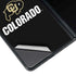 University of Colorado CU Logo on Black Galaxy Z Fold3 5G Skin