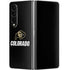 University of Colorado CU Logo on Black Galaxy Z Fold4 5G Skin