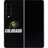 University of Colorado CU Logo on Black Galaxy Z Fold4 5G Skin