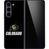 University of Colorado CU Logo on Black Galaxy Z Fold5 5G Skin