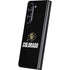 University of Colorado CU Logo on Black Galaxy Z Fold5 5G Skin