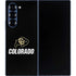 University of Colorado CU Logo on Black Galaxy Z Fold6 Skin
