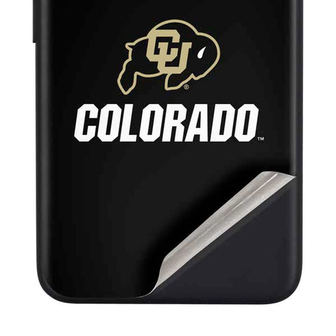University of Colorado CU Logo on Black Google Pixel 4a Skin
