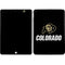 University of Colorado CU Logo on Black Apple iPad Skin
