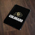 University of Colorado CU Logo on Black Apple iPad Skin
