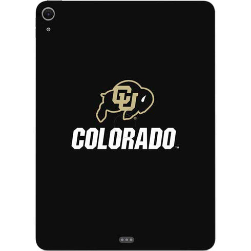 University of Colorado CU Logo on Black Apple iPad Air Skin