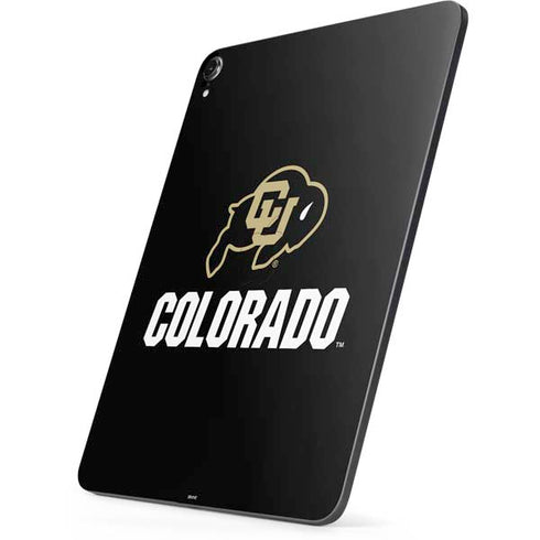 University of Colorado CU Logo on Black Apple iPad Pro Skin